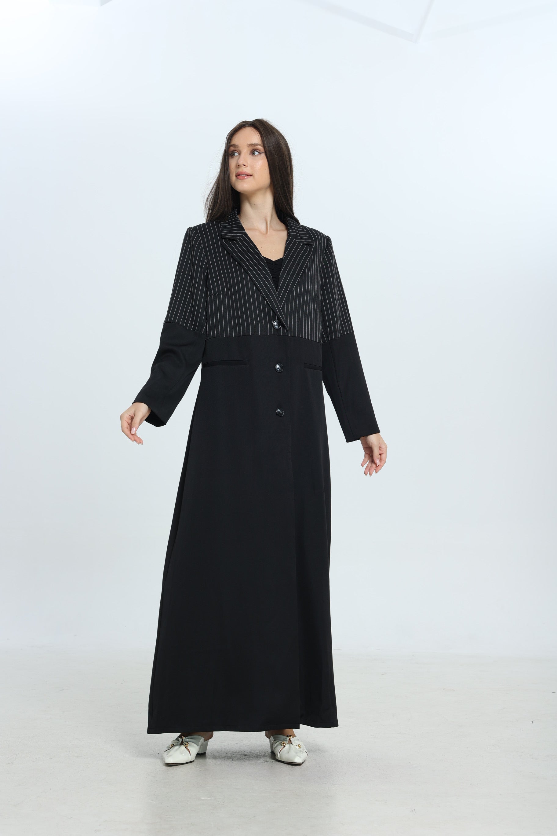 Black Duo Suit Abaya